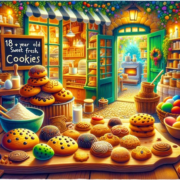 18 YEAR OLD TIANAS SWEET FRESH COOKIES