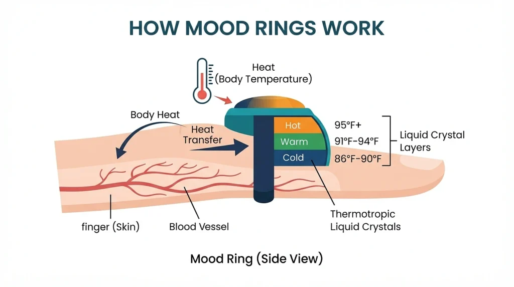 How Mood Rings Work: They Measure Heat, Not Mood