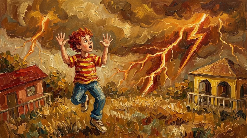 The Terrible Storm - A Moral Story for Kids Who Are Scared of Thunder