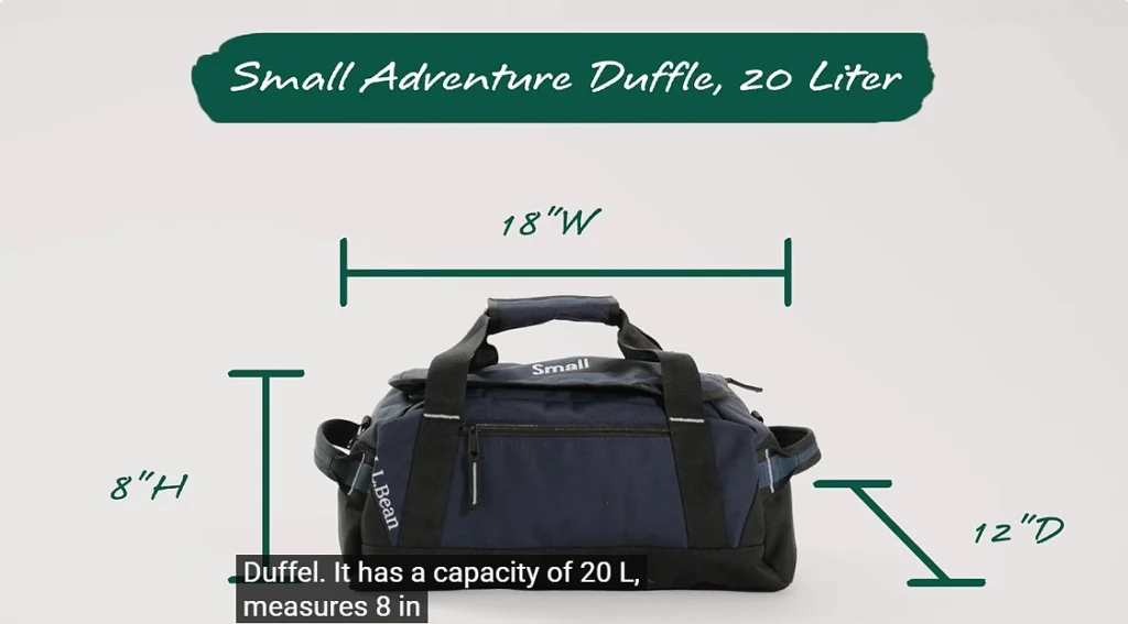 Duffle Bag Sizes Explained: Litres for Gym, Weekend, Carry-On