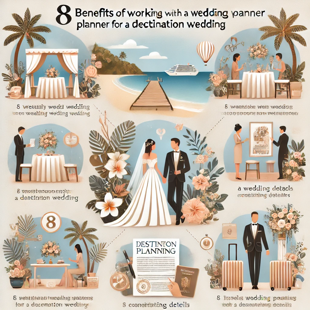 8 Benefits of Working With a Wedding Planner for a Destination Wedding