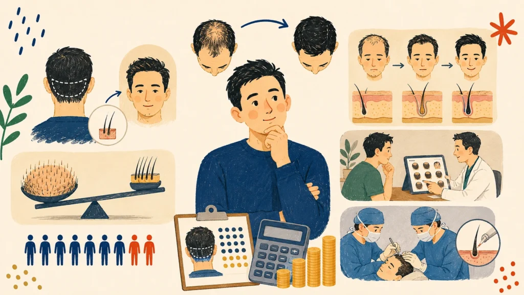 Hair Transplants: The Donor Math and the Clinic-Mill Test