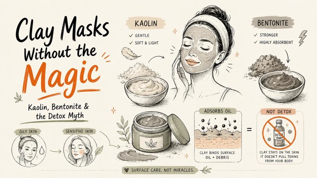 Kaolin vs Bentonite: What Clay Masks Actually Do