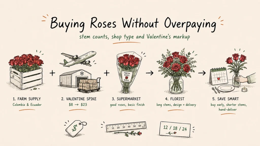 Why Roses Triple in February, and How to Pay Less