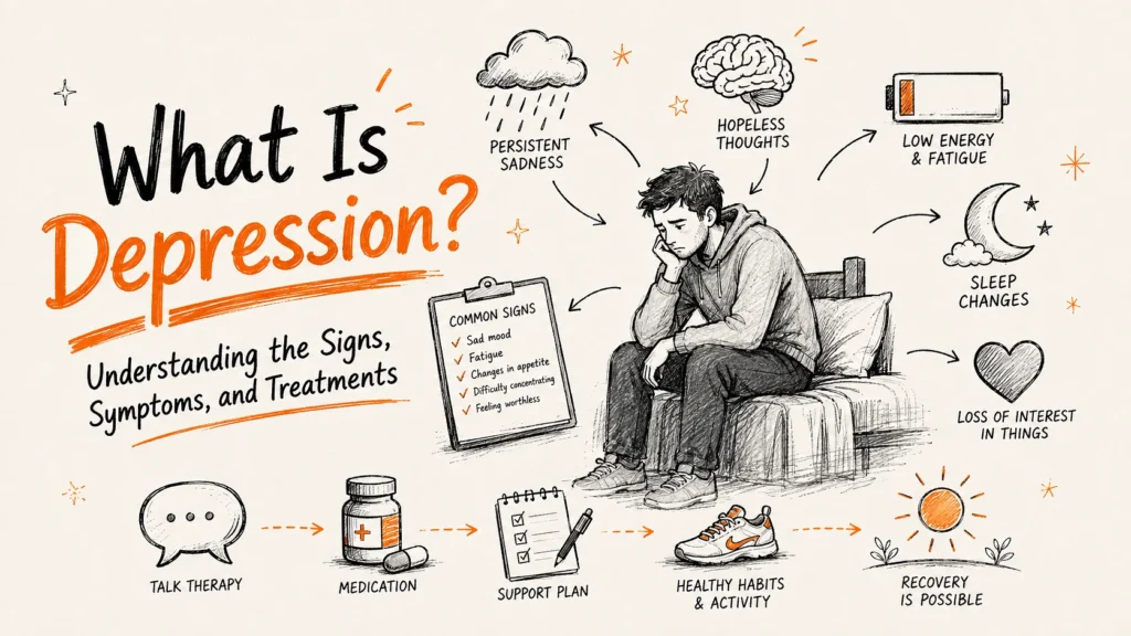 What Is Depression? Signs, Causes, and What Treatment Does