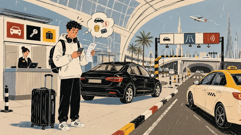 Dubai Airport Car Rental: The Surcharge Nobody Quotes