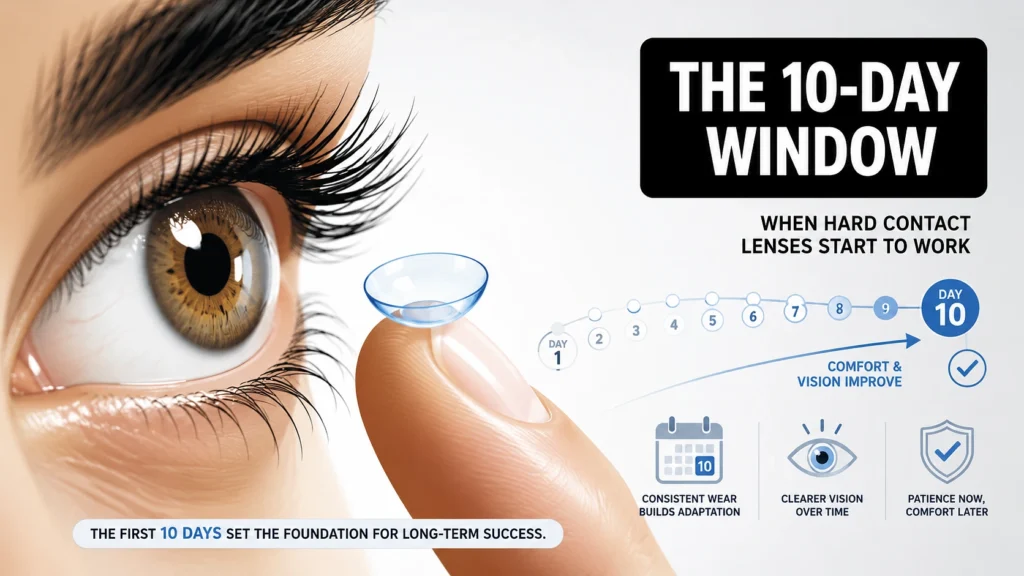 Hard Contact Lenses: The 10-Day Adaptation Test