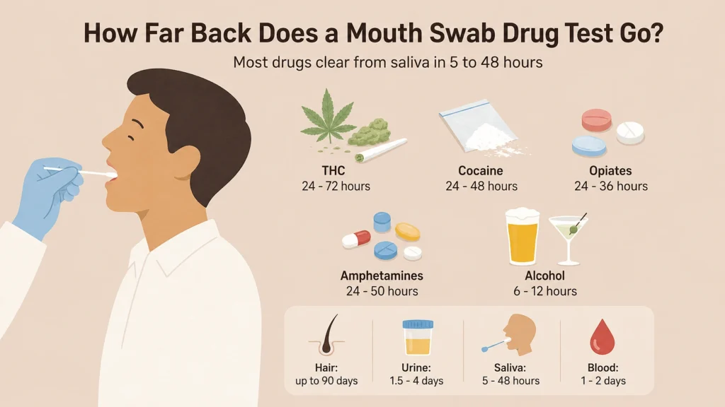 How Far Back Does a Mouth Swab Drug Test Go?