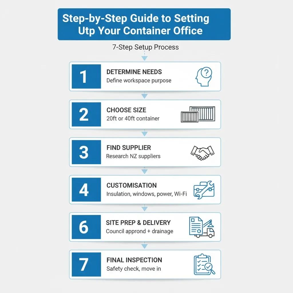 Step-by-Step Guide to Setting Up Your Container Office