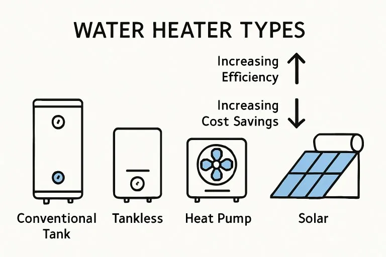 Different Types of Water Heaters Affect Your Energy Bills