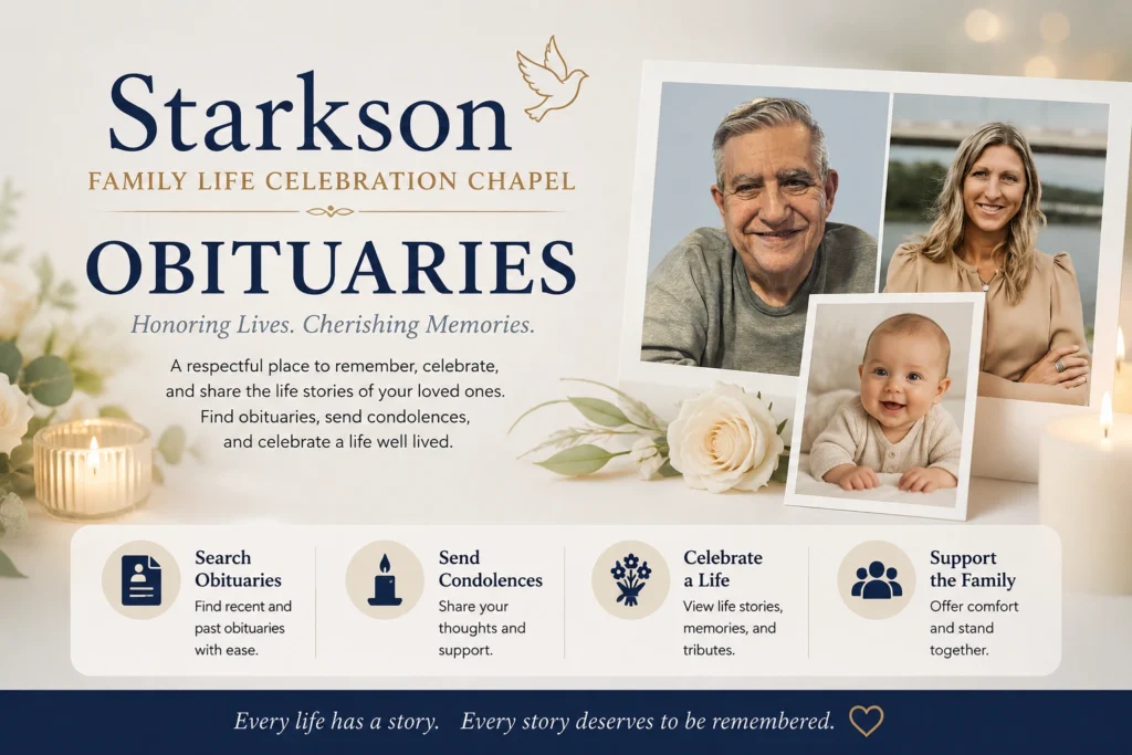 Starkson Family Life Celebration Chapel Obituaries