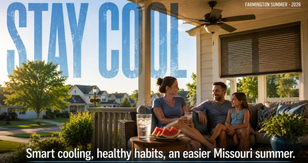 How to Stay Cool During Farmington, MO’s Hot Summer Months