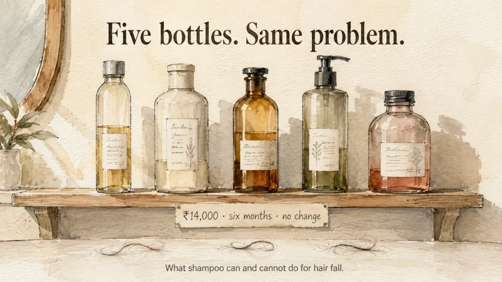 What Changing Your Shampoo Can and Cannot Do for Hair Fall